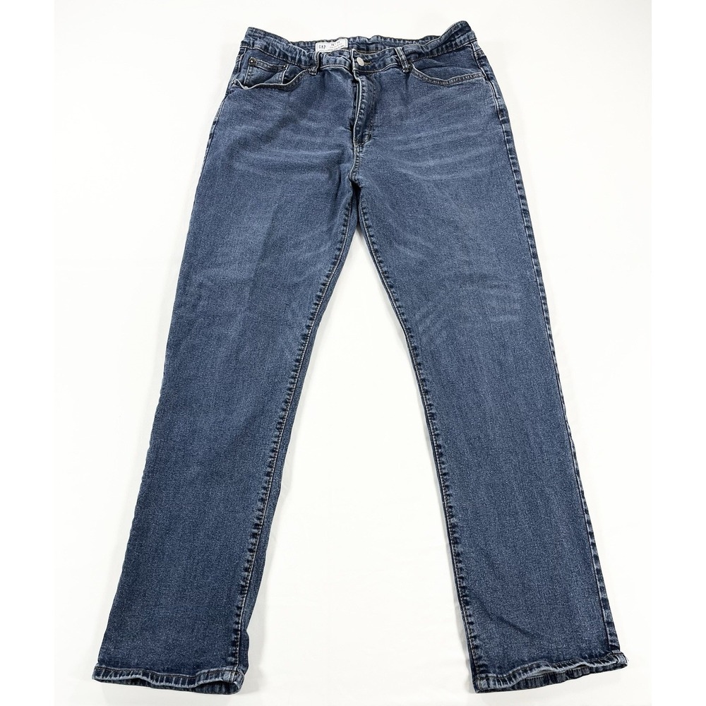 Gap Original Fit Straight Leg Jeans Mens 38x30 Blue Denim 90s Y2K Style Casual